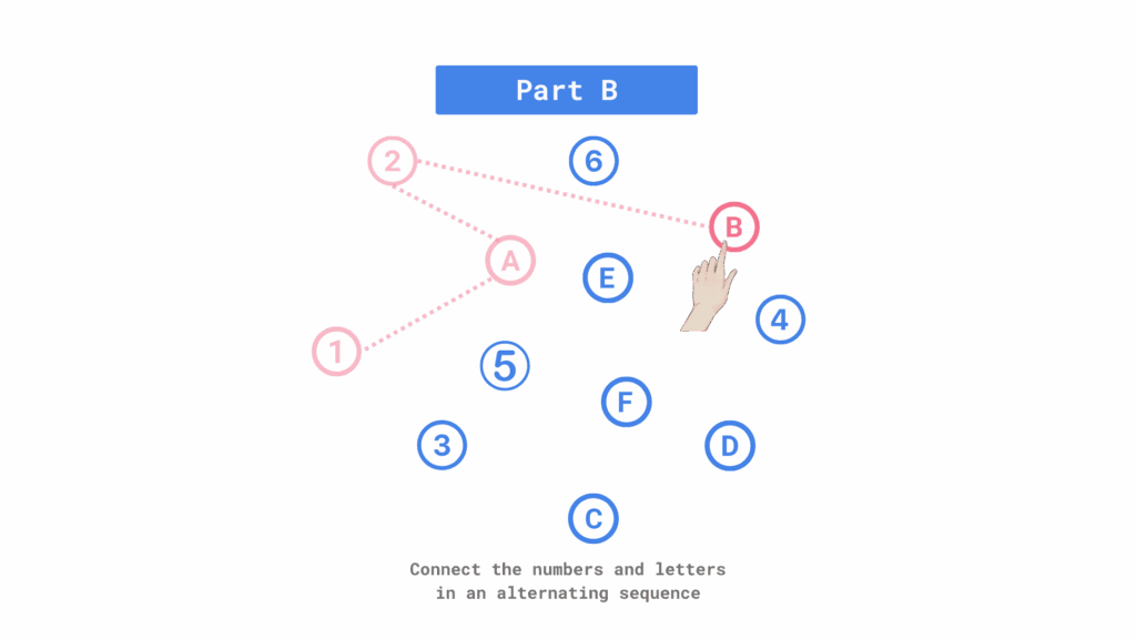 Trail Making Test - part B